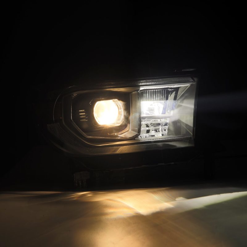 AlphaRex 07-13 Toyota Tundra / 08-17 Sequoia LUXX-Series LED Proj HL Blk w/Actv Lgt Seq. Sig + DRL 880823 880823 User 5