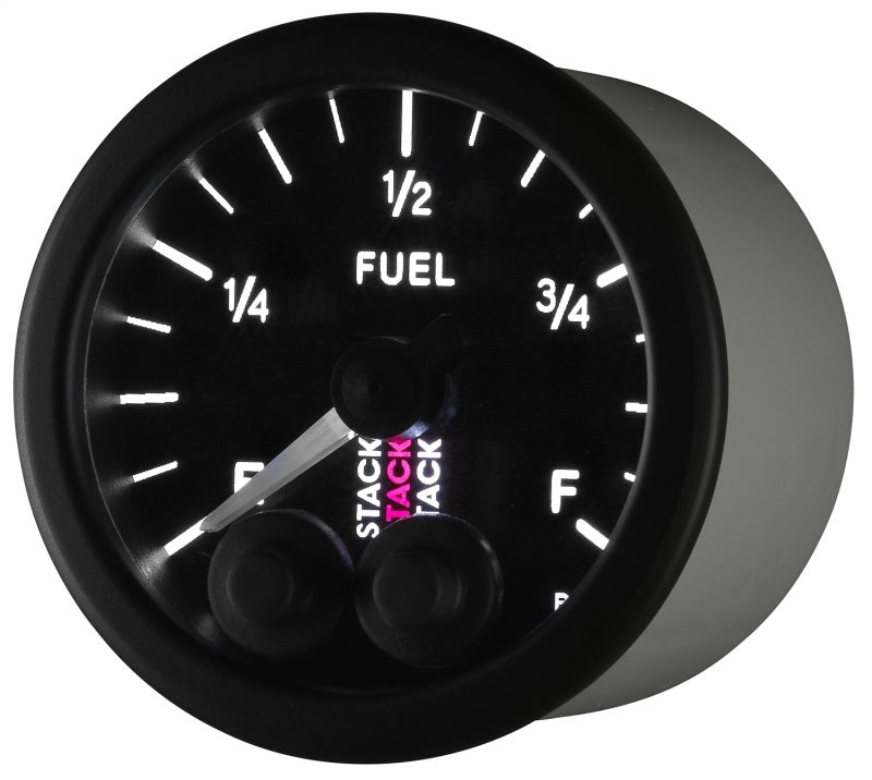 Autometer Stack 52mm 0-280 Ohm Programmable Pro-Control Fuel Level Gauge - Black ST3515 ST3515 User 5
