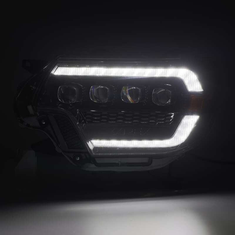 AlphaRex 12-15 Toyota Tacoma NOVA LED Proj Headlights Plank Style Black w/Activ Light/Seq Signal/DRL 880753 880753 User 2