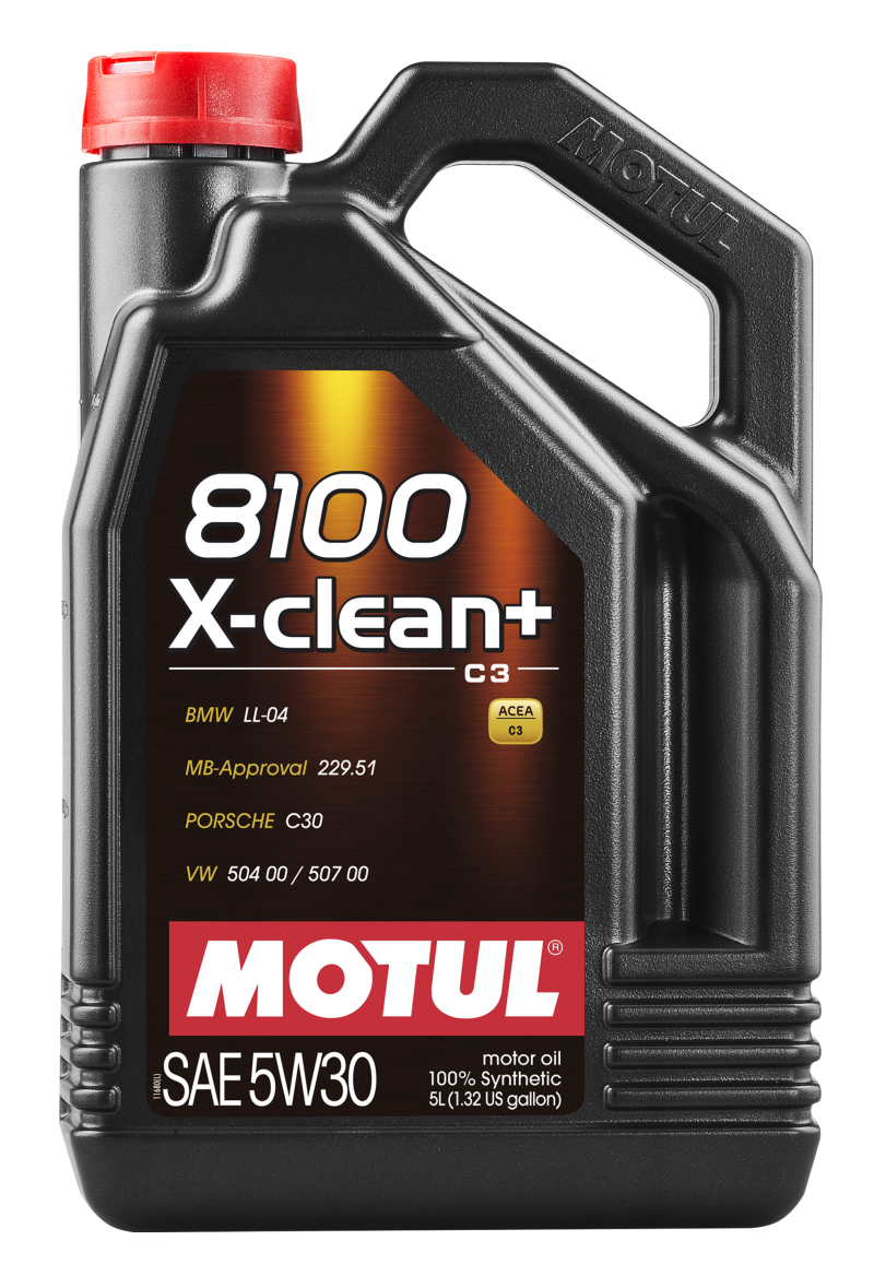 Motul Factory Approved 100% Synthetic Engine Oils, 8100 X-clean + 5w30 106377 User 1