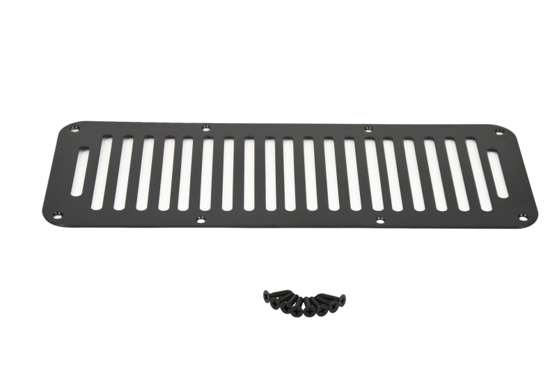 Kentrol 87-95 Jeep Wrangler YJ Hood Vent 8 Holes - Powdercoat Black 50458 50458 Photo - Primary
