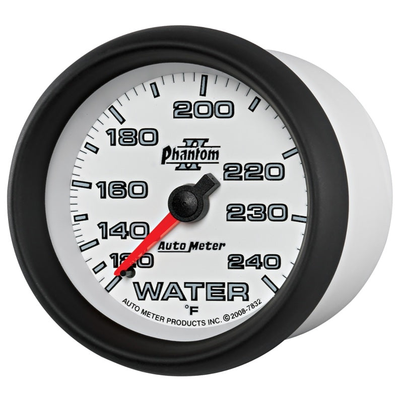 Autometer Gauge, Water Temp, 2 5/8", 120-240 Deg. F, Mechanical, Phantom II 7832 User 2