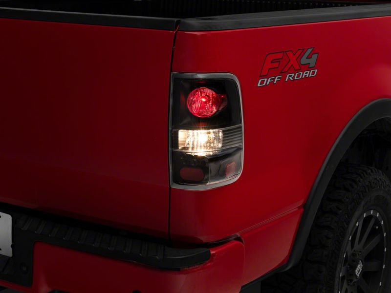 Raxiom 04-08 Ford F-150 Styleside Euro Style Tail Lights- BlkHousing - Red/Clear Lens T542841 T542841 Photo - Close Up