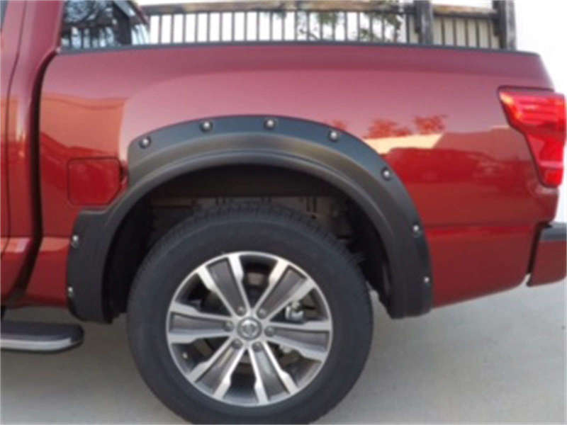 EGR 2017 Nissan Titan Bolt-On Look Fender Flares - Set - Black Matte (796005) 796005 796005 Photo - Mounted