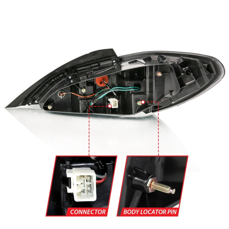 ANZO 10-13 Hyundai Genesis 2DR LED Taillights Smoke 321347 321347 Photo - Unmounted