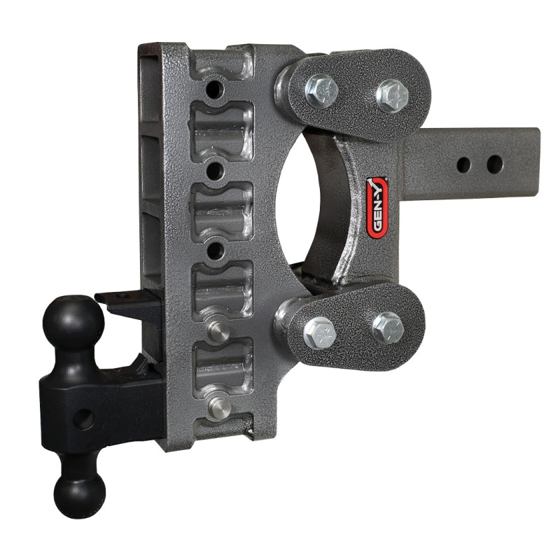 GEN-Y Hitch Gen-Y The Boss Torsion-Flex 3in Shank 9in Drop 21K Hitch w/GH-061 Dual-Ball/GH-062 Pintle Lock GH-1825 GH-1825 Photo - Primary