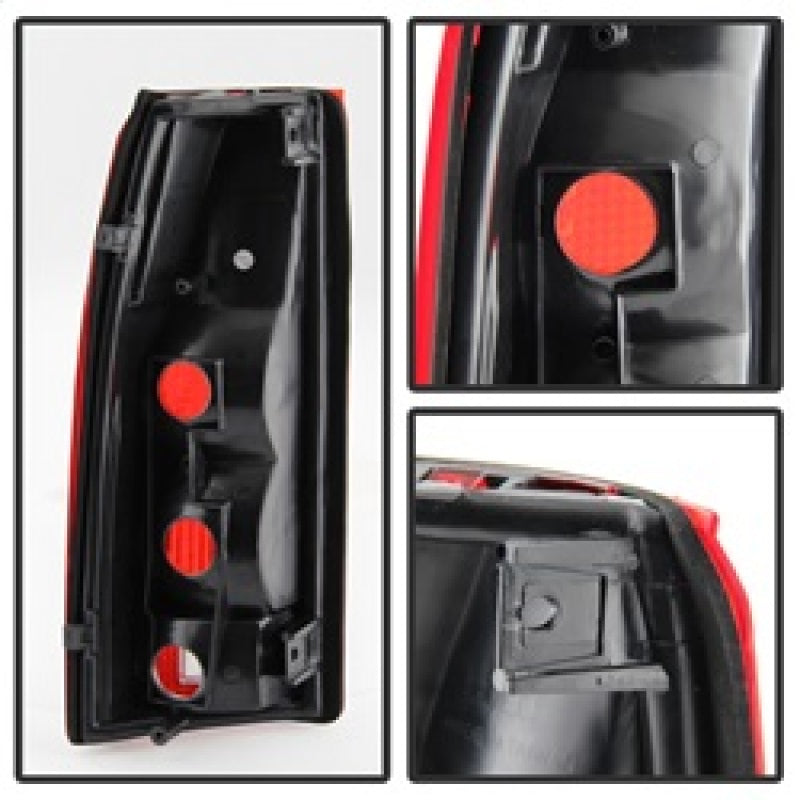 SPYDER xTune Chevy/GMC C1500/C2500/C3500 88-01 OEM Style Tail Light - Red Smoked ALT-JH-CCK88-OE-RSM 9028786 9028786 Photo - Unmounted