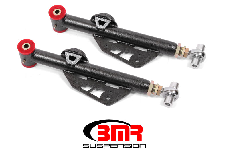 BMR Suspension BMR 99-04 Ford Mustang Adj. Lower Control Arms Poly/Rod End Combo - Black Hammertone TCA055H TCA055H Photo - Primary