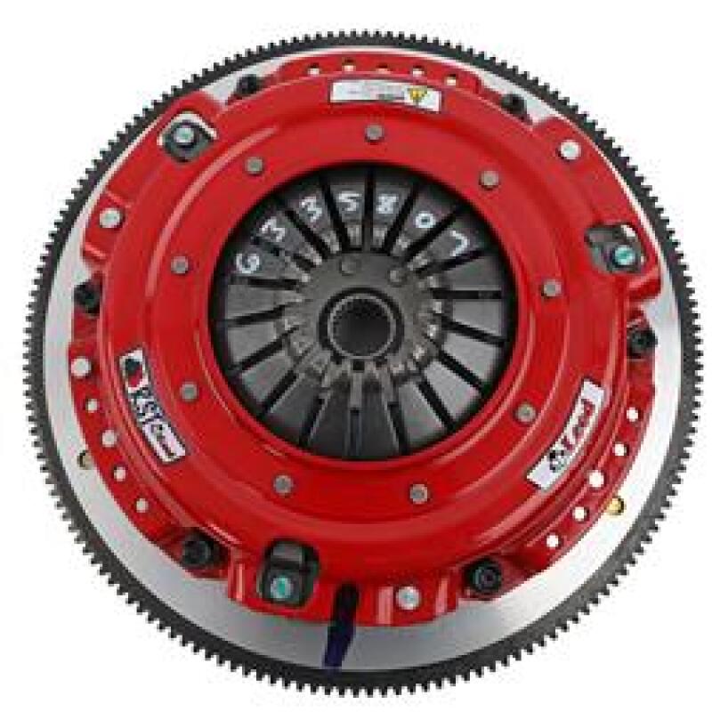 McLeod Racing McLeod RXT Twin Disc Clutch Kit 18-23 Ford Mustang RXT 1 1/8 x 26 Spline 164T 8 Bolt AL Flywheel 6333807 6333807 Thumbnail