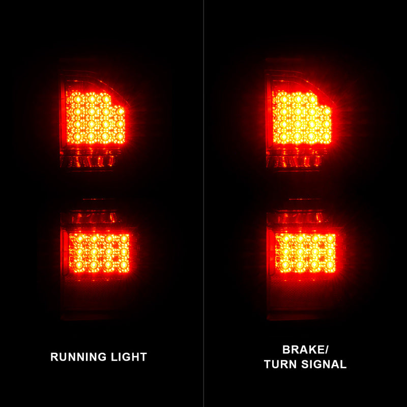 ANZO 2014-2018 GMC Sierra LED Tail Lights Black Housing Smoke Lens 311398 311398 User 1