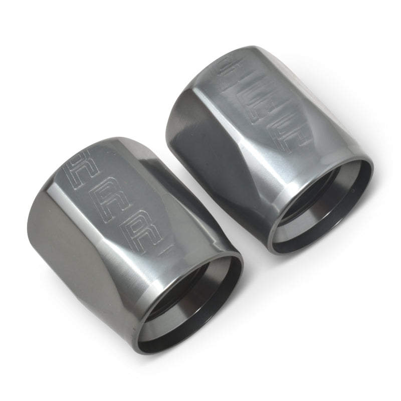 Russell Hose End Socket -8 AN Polished & Gray Anodized (2 Pack) 615531 615531 Photo - out of package