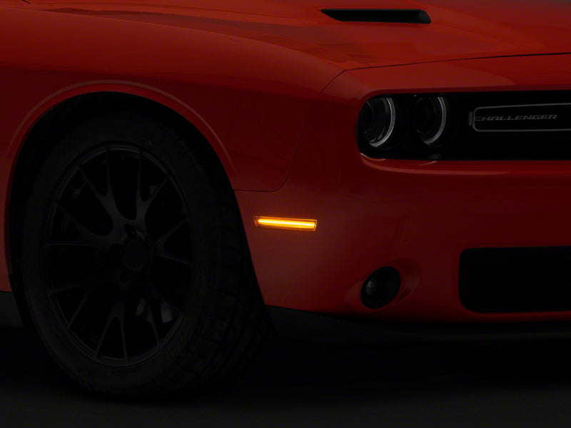 Raxiom 15-23 Dodge Challenger Excluding Widebody Axial Series LED Side Marker Lights- Clear CH3215 CH3215 Photo - Primary