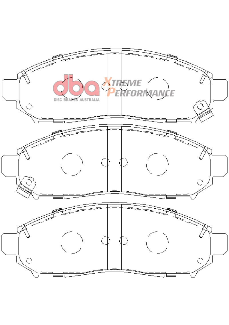 DBA 05-12 Nissan Pathfinder XP650 Front Brake Pads DB1835XP DB1835XP Photo - out of package