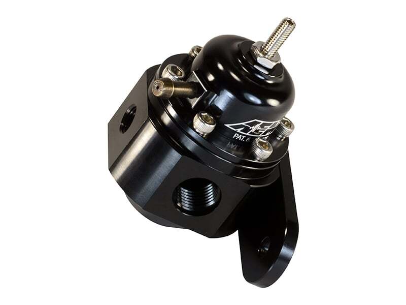 AEM Electronics Universal Fuel Pressure Regulator Black 25-302BK Photo - out of package