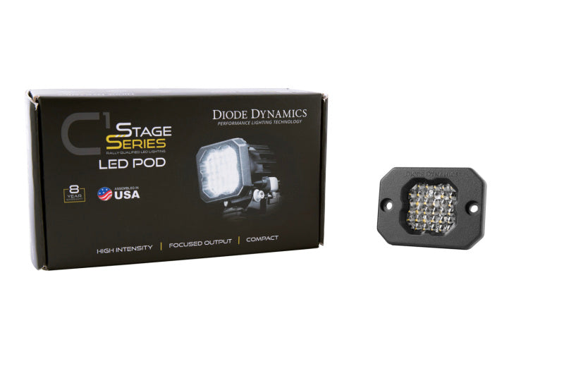 Diode Dynamics Stage Series C1 LED Pod Pro - White Flood Flush RBL Each DD6476S DD6476S User 3