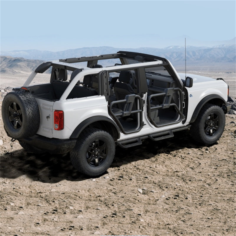 Ford Racing 21-23 Bronco 4 Door Off-Road Hoop Steps M-16450-BH4 M-16450-BH4 Photo - Mounted