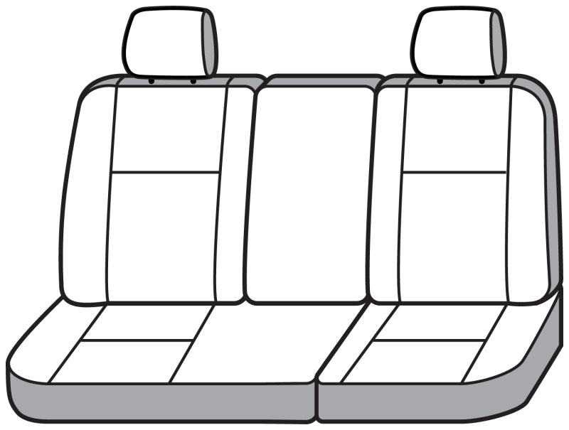 Covercraft 19-24 Dodge Ram 1500 Leatherette PrecisionFit Custom Second Row Seat Covers - Black GTD4114LTBK GTD4114LTBK Photo - out of package