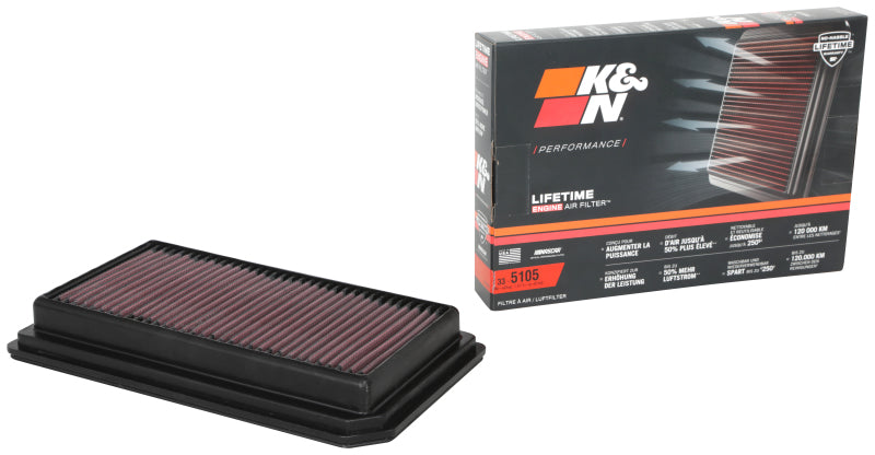 K&N Engineering K&N 20-21 Cadillac CT5 V6 3.0L Replacement Air Filter 33-5105 33-5105 Photo - out of package