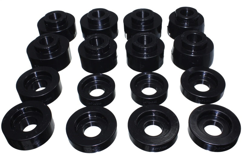 Energy Suspension 08-16 Ford F-250/F-350/F-450/F-550 Super Duty Crew Cab Black Body Mount Set 4.4124G 4.4124G Photo - Primary