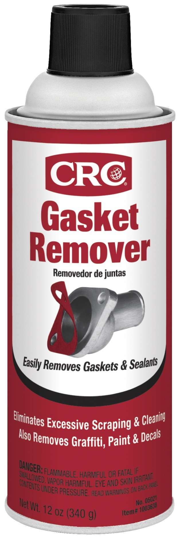 CRC Gasket Remover Spray for Motors, Pumps, Flanges, Metal, Stone - Each 12 Wt Oz 05021