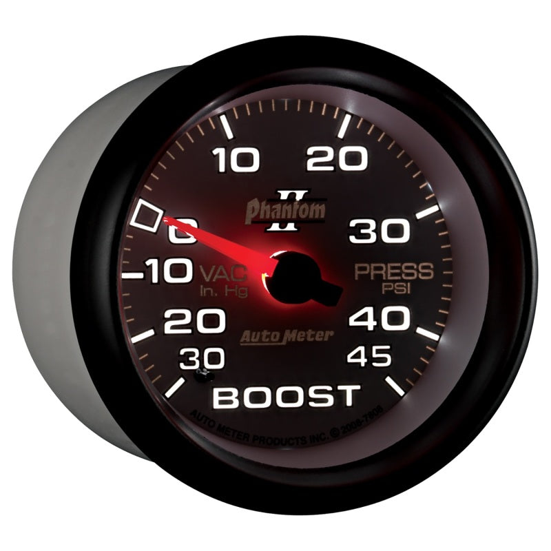 Autometer TD GGE VAC/BOOST 2 5/8 30 07JXJ 7808 User 6