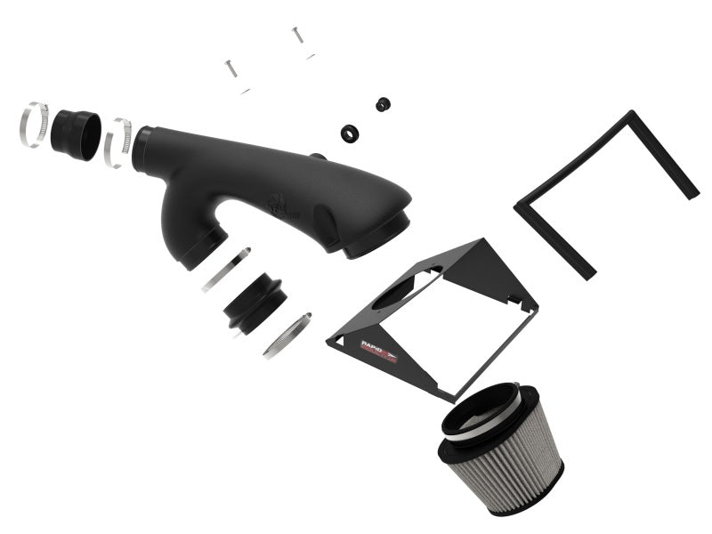 aFe Rapid Induction Cold Air Intake System w/Pro DRY S Filter 2021+ Ford F-150 V6-3.5L (tt) 52-10010D 52-10010D Photo - Unmounted