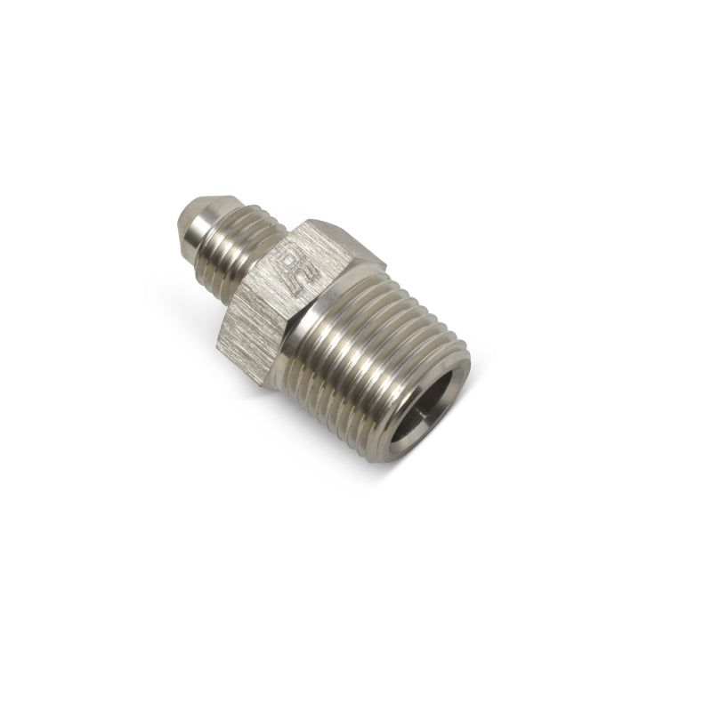 Russell -8 AN Straight Flare To Pipe Adapter (Endura Finish) 660491 Photo - out of package