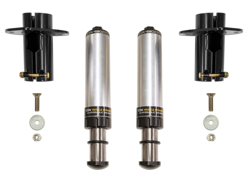 ICON 2020+ Jeep Gladiator JT / 2007+ Jeep Wrangler JK/JL Front Hyd Bump Stop Kit 22042 22042 Photo - Primary