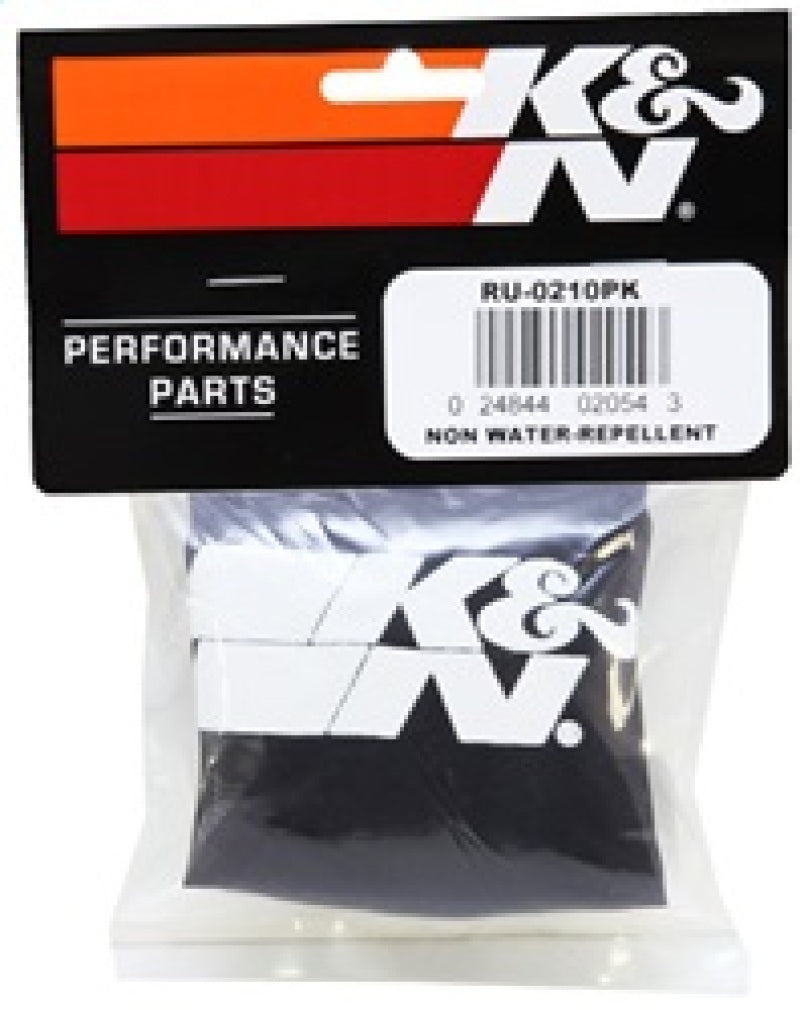 K&N Engineering Drycharger Wrap Black Universal KNERU-0210PK RU-0210PK Photo - in package