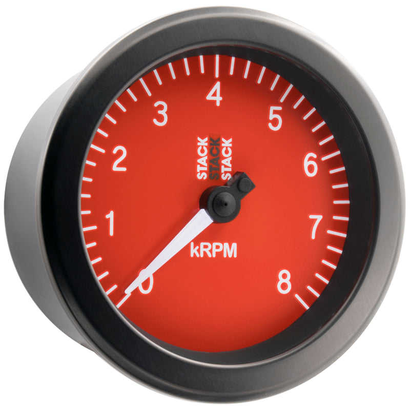 Autometer Stack Sport 88mm 0-8K RPM Tachometer - Red ST100-08R ST100-08R User 6