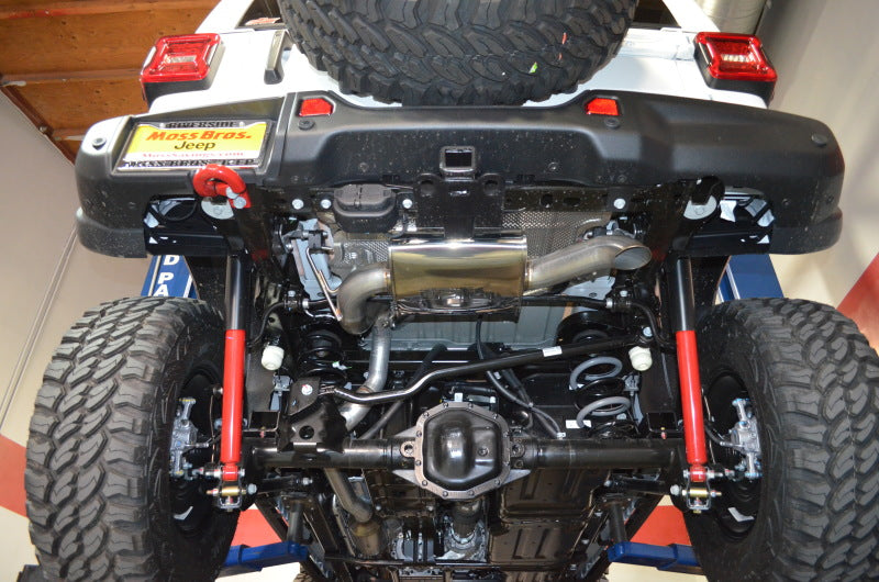 Injen 18-20 Jeep Wrangler JL V6-3.6L & L4-2.0L(t) High Tuck Axle Back Exhaust SES5006AB SES5006AB Photo - Mounted