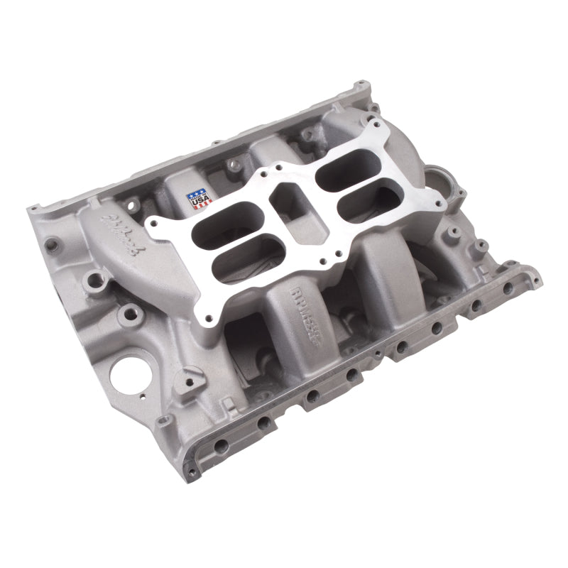 Edelbrock Intake Manifold, Ford, Performer. RPM, Dual Quad, FE 7505 Photo - out of package