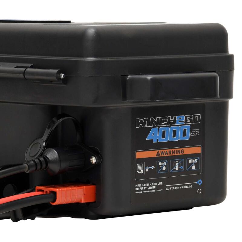 Superwinch 4000 LBS 12 VDC 3/16in x 50ft Synthetic Rope Winch2Go 1140232 1140232 Photo - Close Up