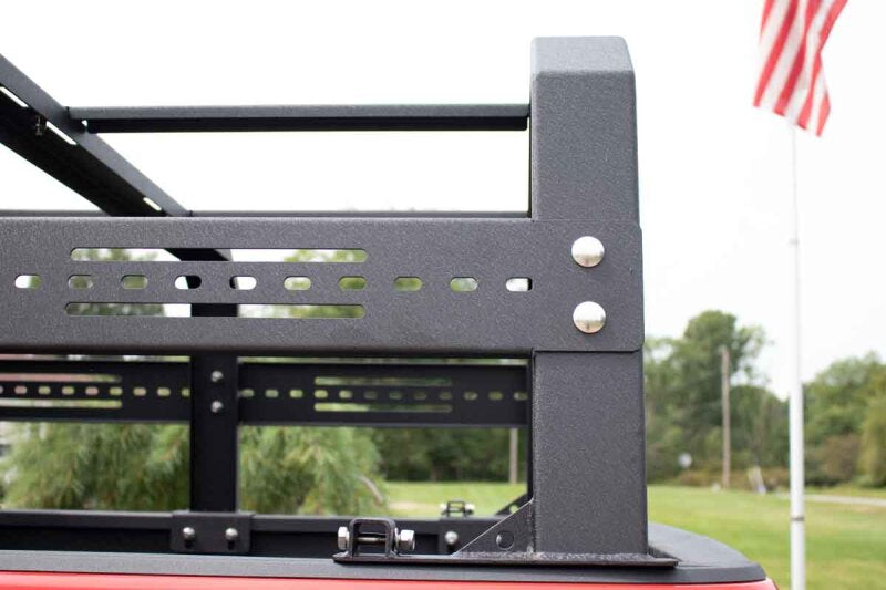 Fishbone Offroad 20+ Jeep Gladiator Bed Rack Full Tackle Rack - Black Powdercoat FB21219 FB21219 Photo - lifestyle view