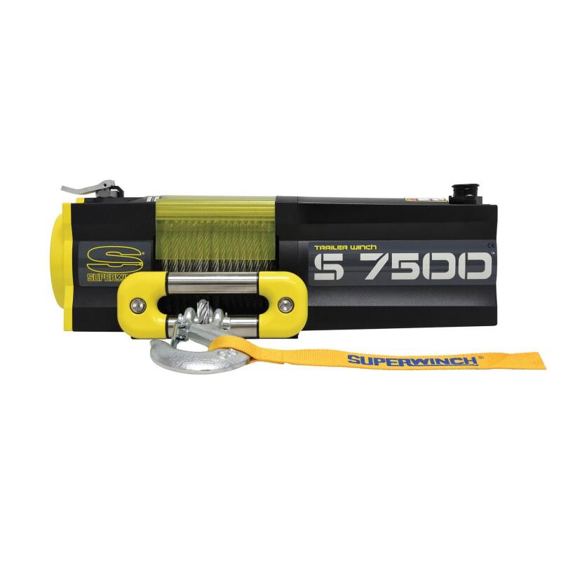 Superwinch 7500 LBS 12 VDC 5/16in x 54ft Steel Rope S7500 Winch 1475200 1475200 Photo - Close Up