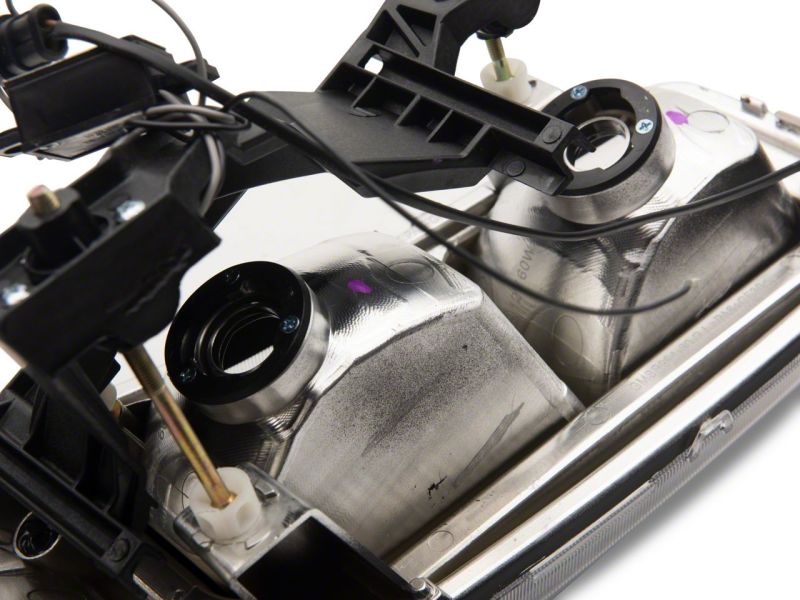 Raxiom 99-06 GMC Sierra 1500 Axial Series Headlights w/ LED Bar- Blk Housing (Clear Lens) S531789 S531789 Photo - Close Up