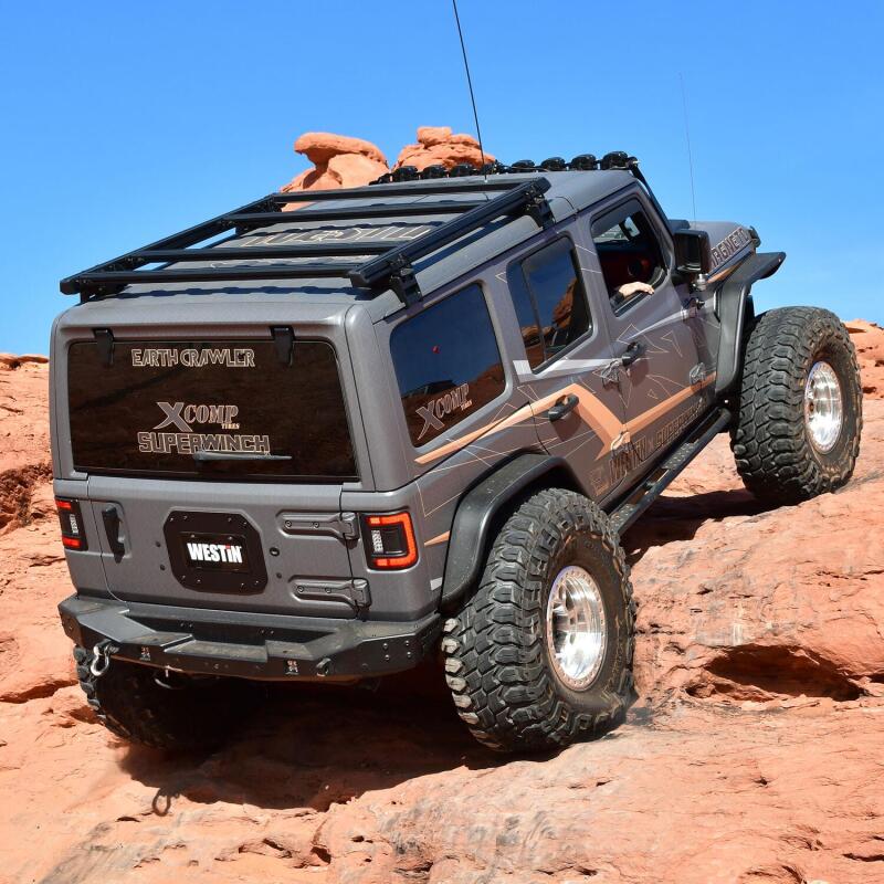 Westin 18-25 Wrangler JL Spare Tire Delete Plate - Tex. Blk 59-761205 59-761205 Photo - Mounted