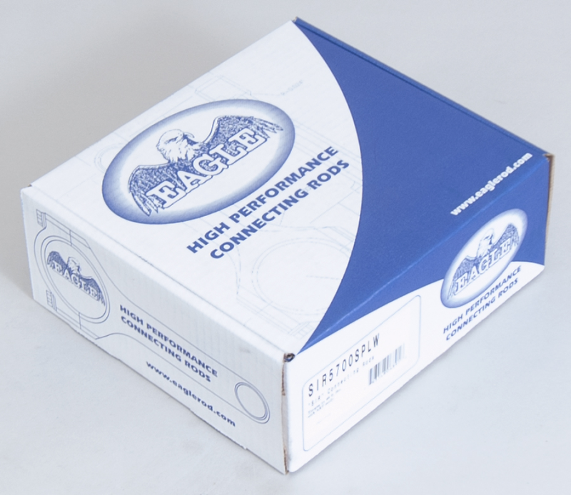 Eagle Chevrolet 327 2.00in Rod Jounral Press-Fit Standard I-Beam Connecting Rod Set SIR5700SPLW SIR5700SPLW Photo - in package