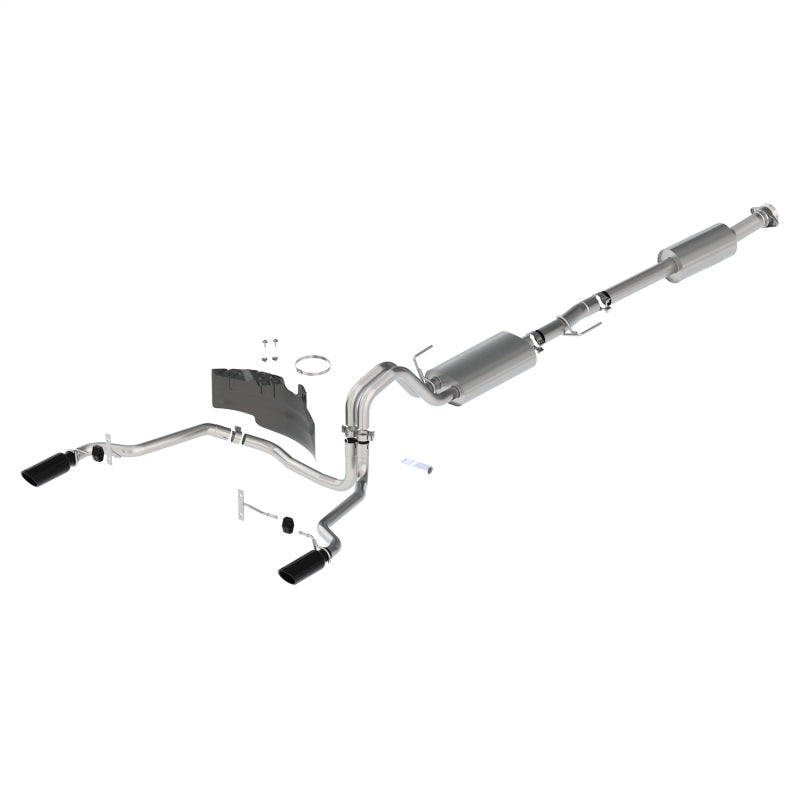 Ford Racing 21-24 F-150 Touring Rear Exit Exhaust - Black Tips M-5200-FTBR M-5200-FTBR Photo - Primary