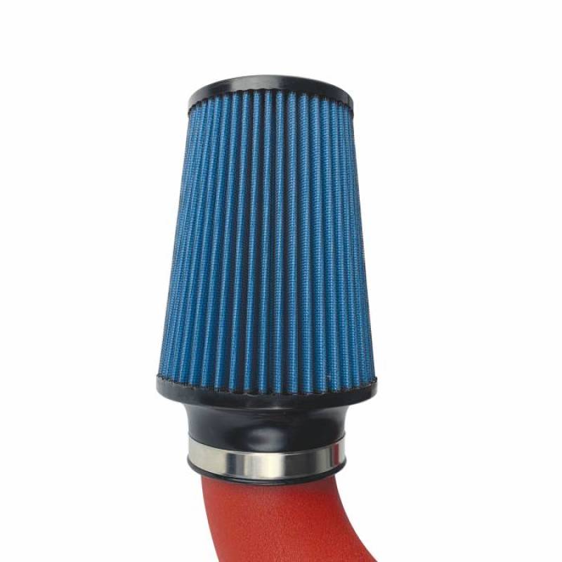 Injen Wrinkle Red Short Ram Cold Air Intake System with SuperNano-Web Dry SP3082WR Photo - Primary