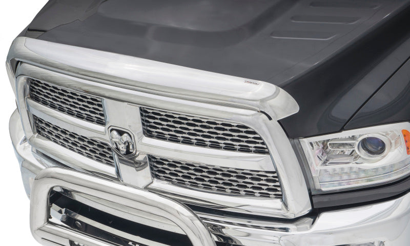 Stampede Vigilante Premium Hood Protector, Chrome, for 2019 Ram 1500 Classic 2259-8 Photo - Mounted