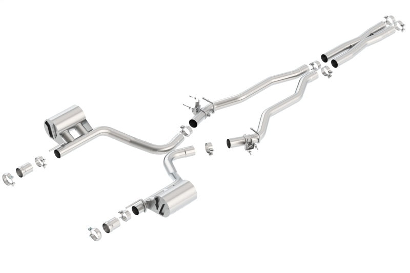 Borla 2015 Dodge Challenger SRT/392 Hemi 6.4L V8 ATAK Catback Exhaust w/ Valves Factory Bezel 140641 140641 Photo - Primary