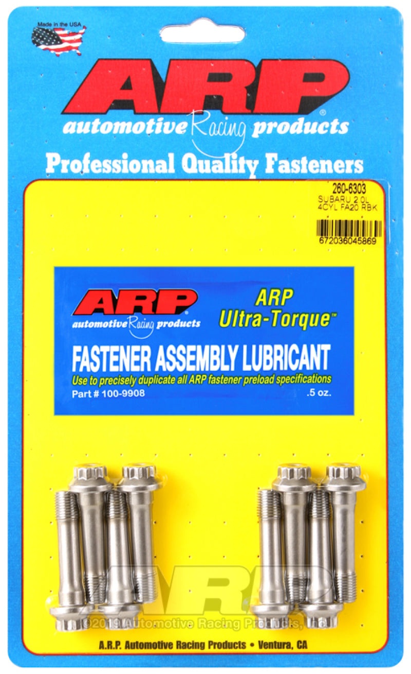 ARP Subaru 2.0L 4cyl FA20 Rod Bolt Kit 260-6303 Photo - Primary