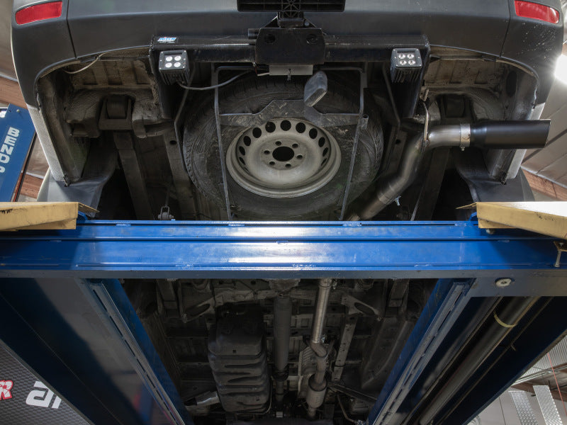 aFe Vulcan Series 3in 304SS DPF-Back Exhaust w/ Black Tip 14-18 Mercedes-Benz Sprinter 2500 49-36502-B 49-36502-B Photo - Mounted