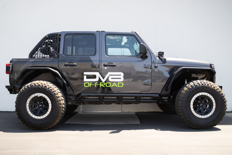 DV8 Offroad 18-23 Jeep Wrangler JL 4 Door FS-15 Series Rock Sliders SRJL-07 SRJL-07 Photo - Primary