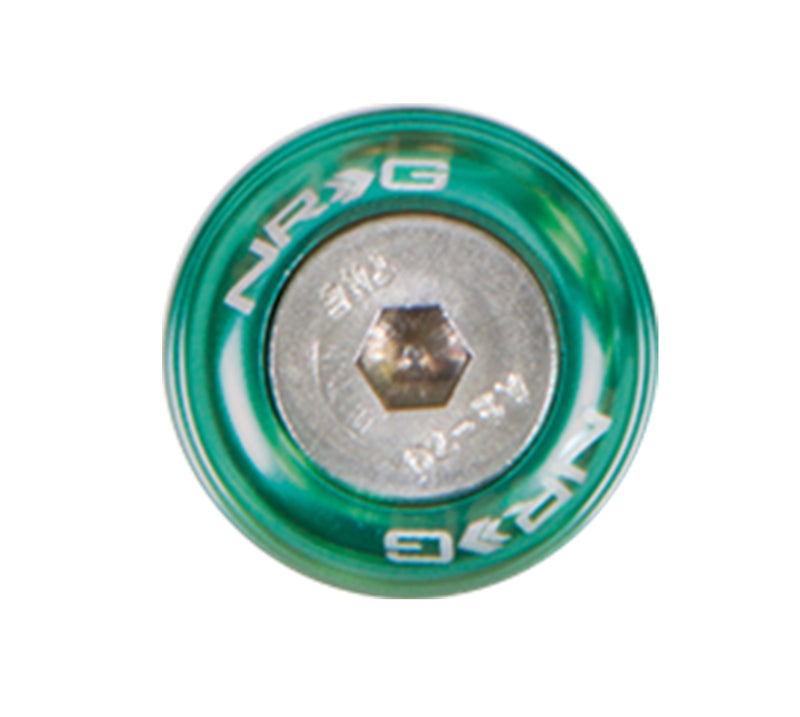 NRG Fender Washer Kit, Set of 10, Green, Rivets for Metal FW-110GN Photo - Primary