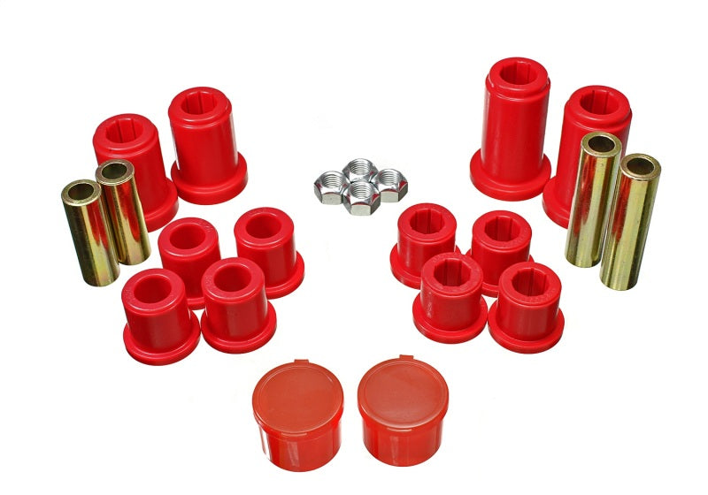 Energy Suspension 07-13 Chevrolet Silverado1500 4WD Front Control Arm Bushing Set - Red 3.3199R 3.3199R Photo - Primary