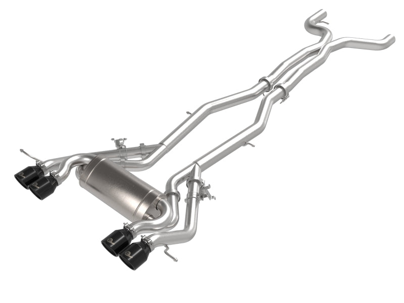 aFe MACHForce XP Exhausts Cat-Back SS 21 BMW M2 Competition L6-3.0L w/Black Tips 49-36351-B 49-36351-B Photo - Primary