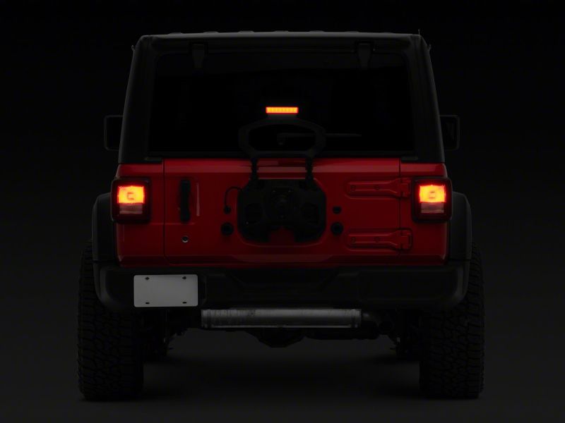 Raxiom 18-23 Jeep Wrangler JL Axial Series Hyper Flash LED Third Brake Light- Red J140395-JL J140395-JL Photo - Close Up