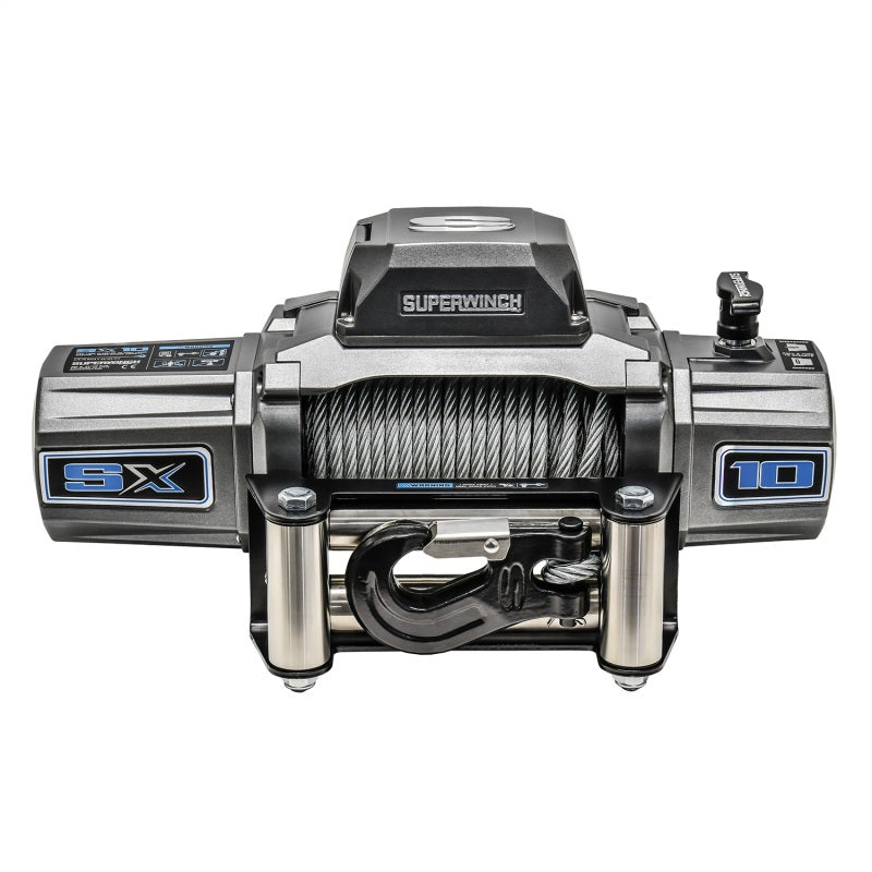 Superwinch 10000 LBS 12 VDC 3/8in x 85ft Wire Rope SX 10000 Winch 1710200 1710200 Photo - Unmounted
